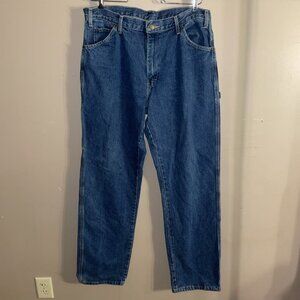 Dickies Baggie Relaxed Carpenter Jeans Skateboard Workwear Men's Sz 36x34